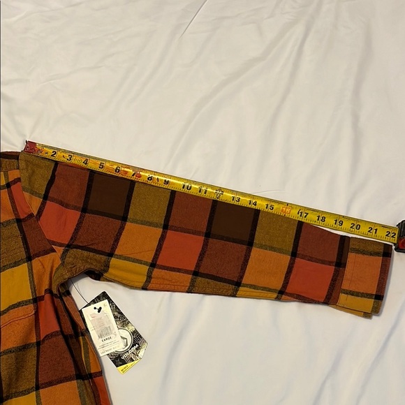 Volcom Kids Plaid Shirt - Orange, Yellow, Brown - Picture 6 of 11